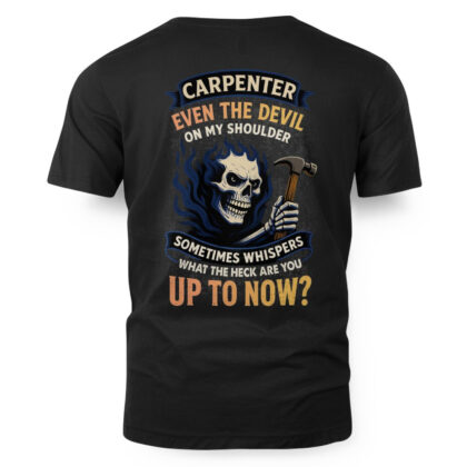 Even The Devil Carpenter Apparel – Skull Quote T-Shirt